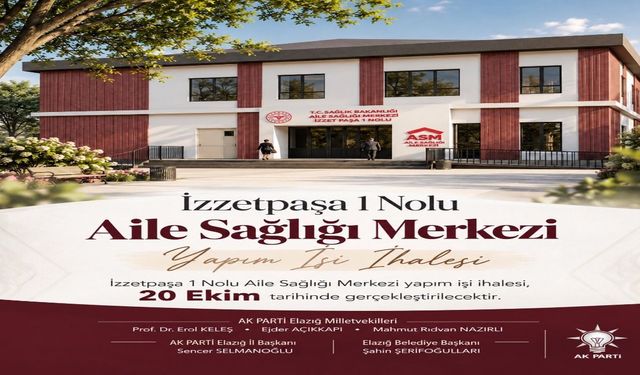 İzzet Paşa’ya Yeni Aile Sağlığı Merkezi