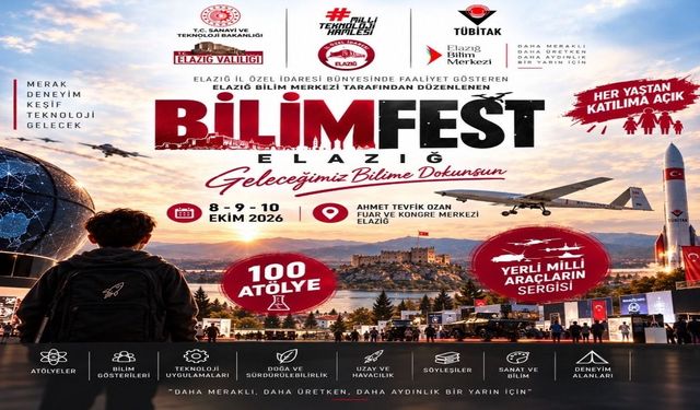 Bilimfest Elazığ İçin Geri Sayım Başladı