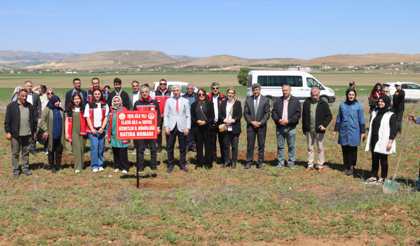 Elazığ'da “Aile Yılı Hatıra Ormanı” Oluşturuldu