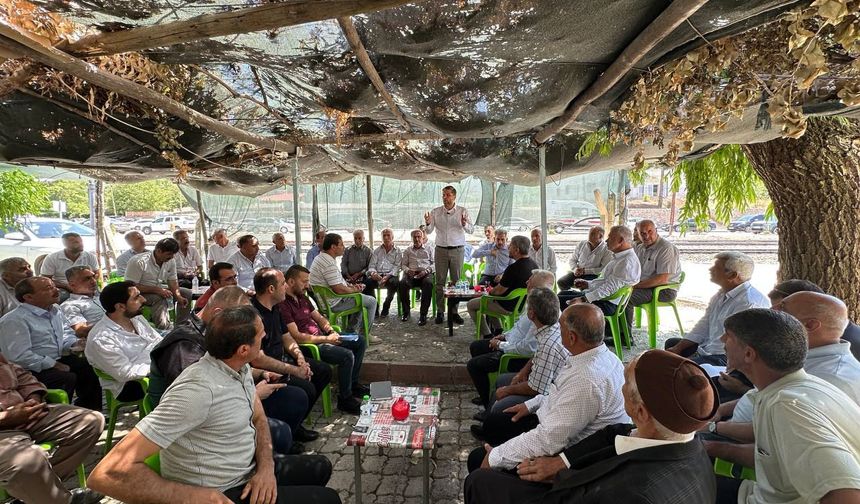 Nazırlı, Palu ve Beyhan’da Vatandaşlarla Bir Araya Geldi