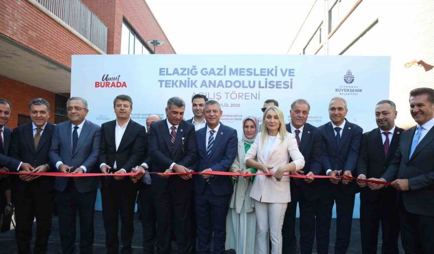 CHP Genel Başkanı Özel, Elazığ’da Okul Açılışına Katıldı