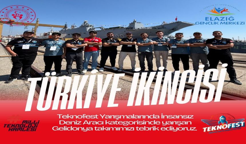 TEKNOFEST’te Elazığ’a 2’ncilik