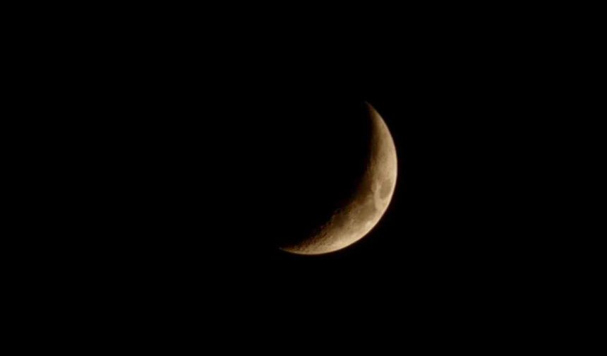 Elazığ’da hilal ay görsel şölen sundu