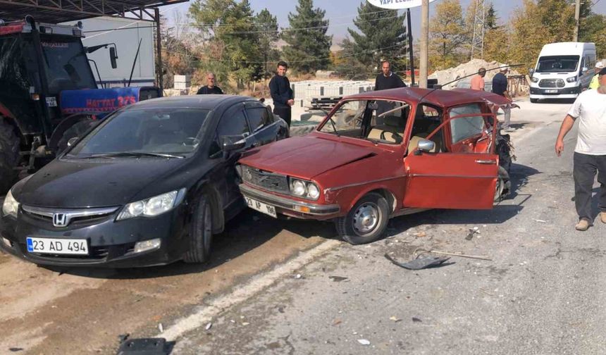 Elazığ’da trafik kazası: 1 ölü