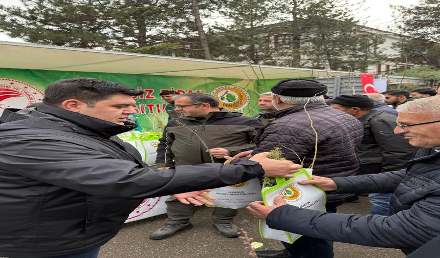 Kaymakam Seyman, Fidan Dağıtımıyla Doğa Bilincini Vurguladı