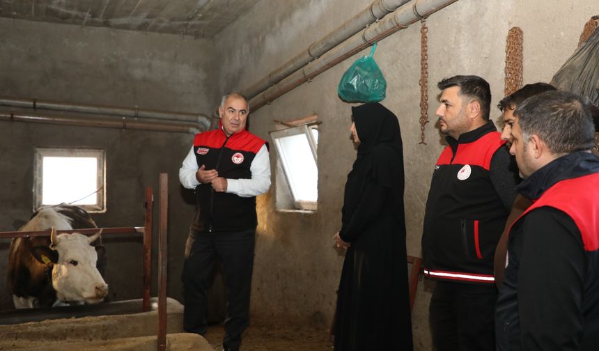 Başarılı Kadın Üreticiye İl Müdürlüğünden Ziyaret