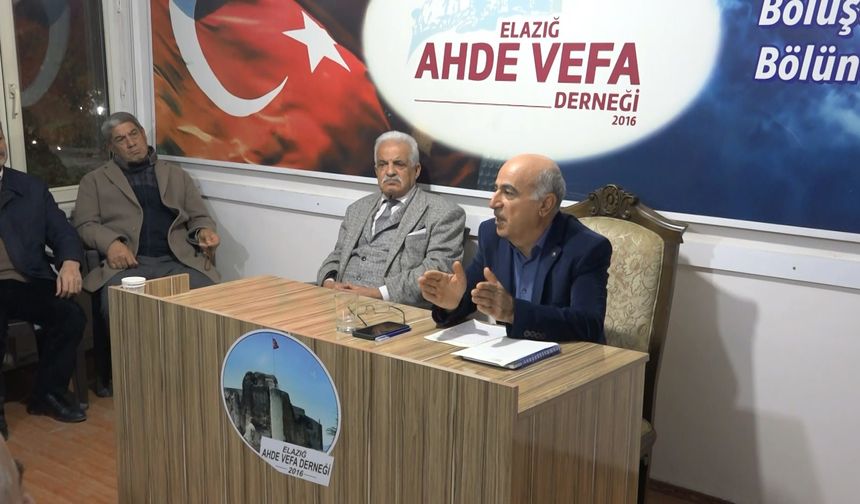 Ahde Vefa Derneği’nde Ortadoğu’nun Tarihsel ve Sosyolojik Yapısı Ele Alındı