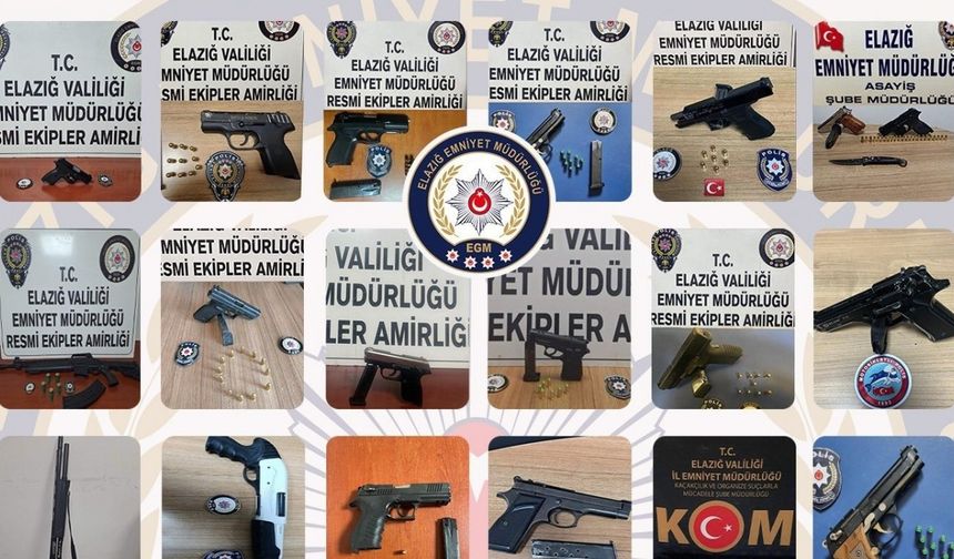 Elazığ’da Aranan 95 Şüpheli Yakalandı