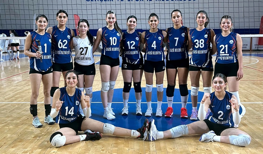 Elazığ Belediyespor Set Vermeden Galip Geldi