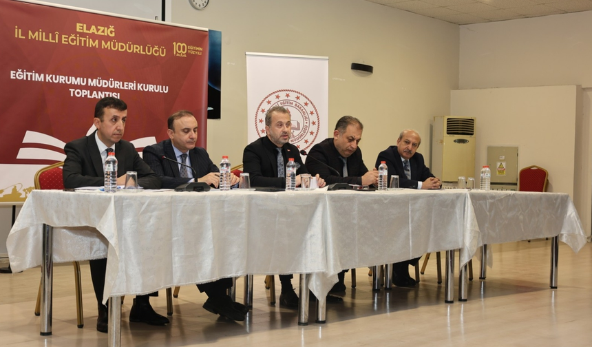 Elazığ’da Eğitim Gündemi Değerlendirildi
