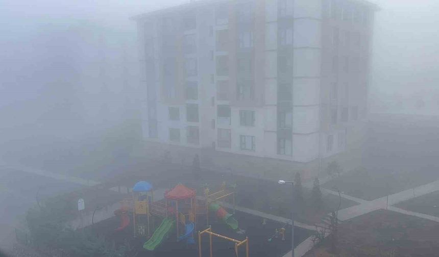 Elazığ'ın Yüksek Kesimlerinde Sis Etkili Oldu