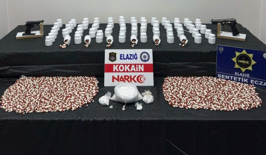 Elazığ’da Uyuşturucu Operasyonu: 802 Gram Kokain Ele Geçirildi