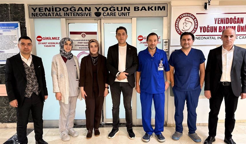 Fırat Kaya’dan Bayramda Sağlık Emekçilerine Ziyaret