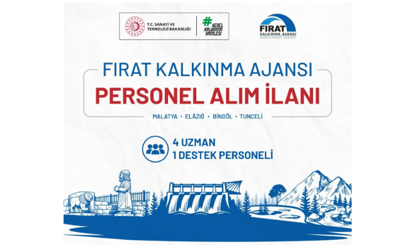 Fırat Kalkınma Ajansı Personel Alımı Başvuruları Başladı