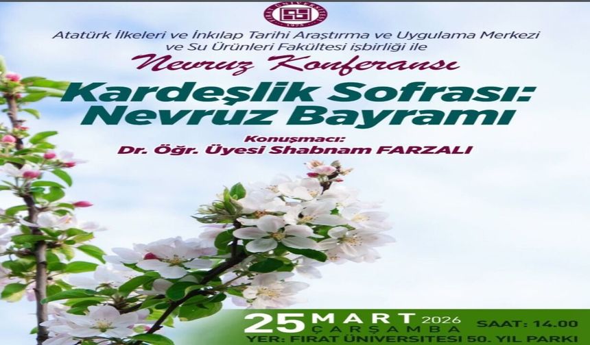 Fırat Üniversitesi’nde Nevruz Etkinliği Düzenlenecek