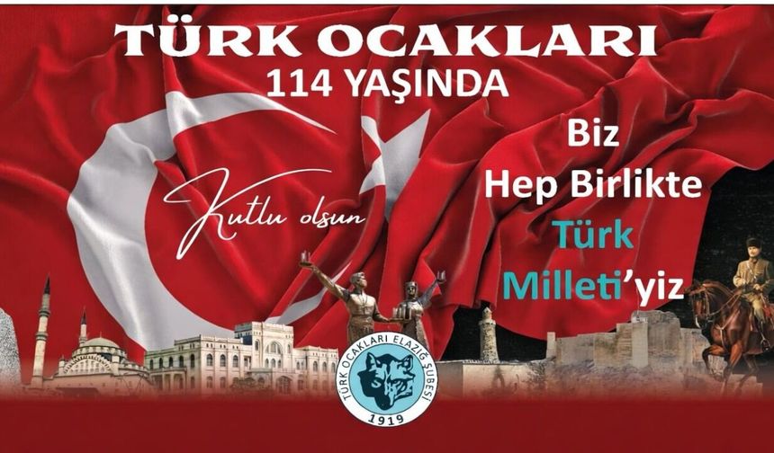 Türk Ocakları 114. Kuruluş Yılını Kutluyor