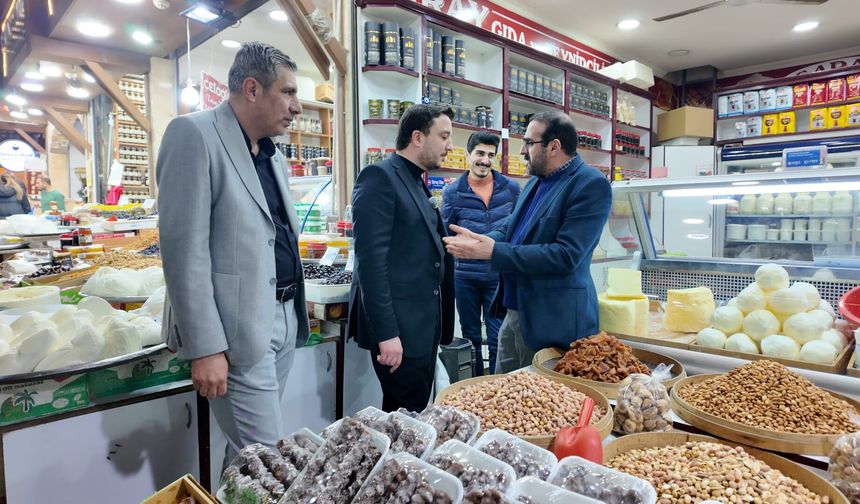 Anahtar Parti’den Kapalı Çarşı Esnafına Destek: Sorunlar Yerinde Tespit Edildi