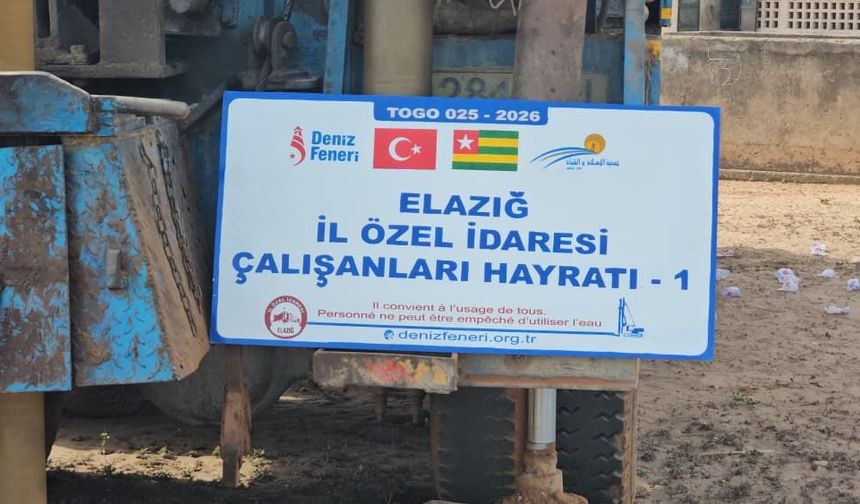 Elazığ İl Özel İdaresi’nden Anlamlı Destek: İkramiyeler Su Kuyusuna Dönüştü