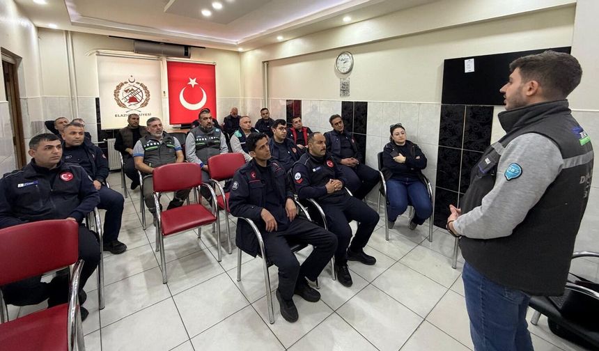 Elazığ İtfaiyesi’nden Personele KBRN Farkındalık Eğitimi