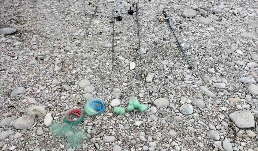 Elazığ'da Kaçak Balık Avlayanlara Operasyon