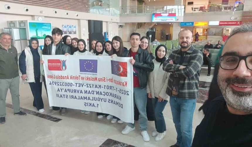 Karakoçanlı Öğrenciler Demans Hastalığı Üzerine Avrupa Stajını Sürdürüyor