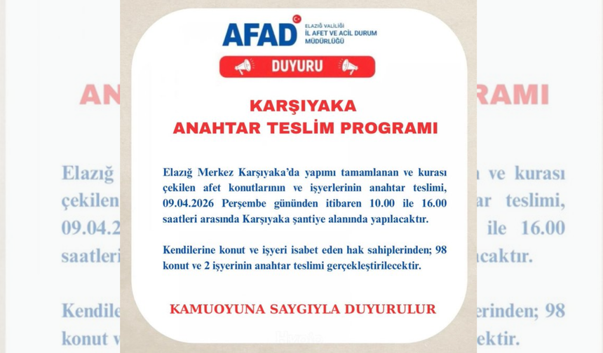 Karşıyaka’da Konut ve İş Yerleri Teslime Hazır: Anahtarlar 9 Nisan’da Verilecek