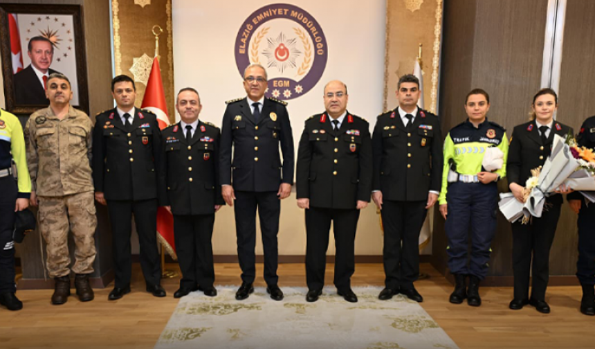 Jandarma Komutanı Doğan’dan Polis Haftası’nda Emniyet’e Ziyaret