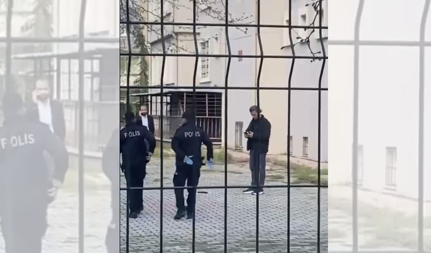 Polisten Kaçan Şahıs, Tabancasını Okul Bahçesine Attı
