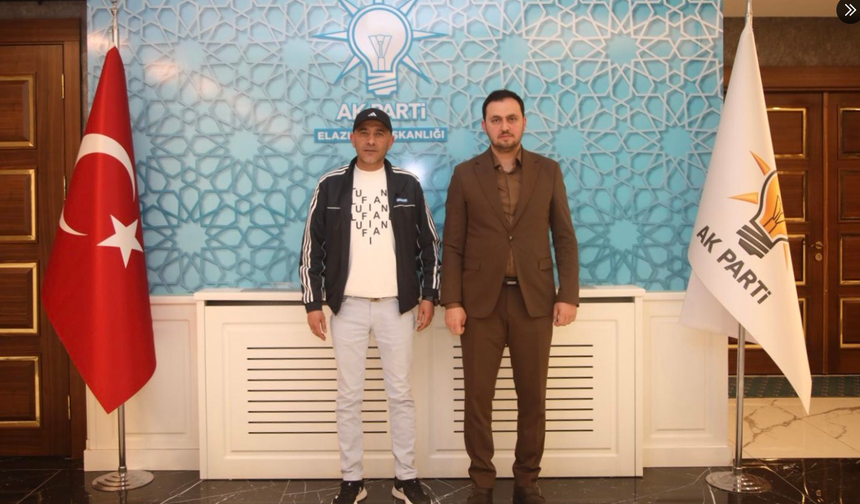 Elazığ Bülten Gazetesi İmtiyaz Sahibi  Ersin Çelik, AK Parti Elazığ İl Başkanı Sencer Selmanoğlu’nu ziyaret etti.