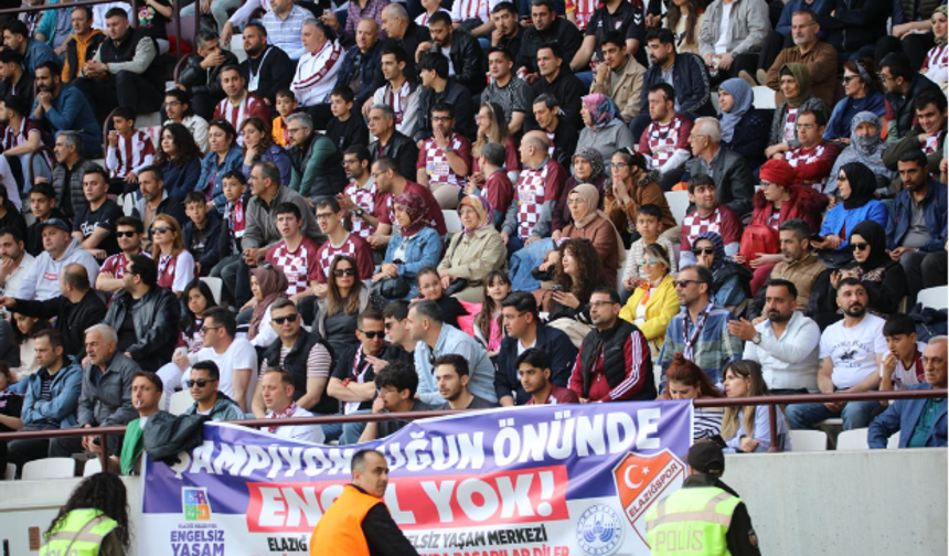 Özel Bireyler, SÇ Elazığspor’a Tribünden Destek Verdi