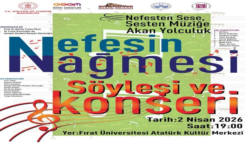 Nefesin Nağmesi Elazığ’da Sanatseverlerle Buluşacak