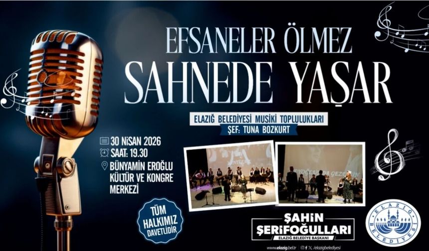 Elazığ Belediyesi’nden Vefa Konseri