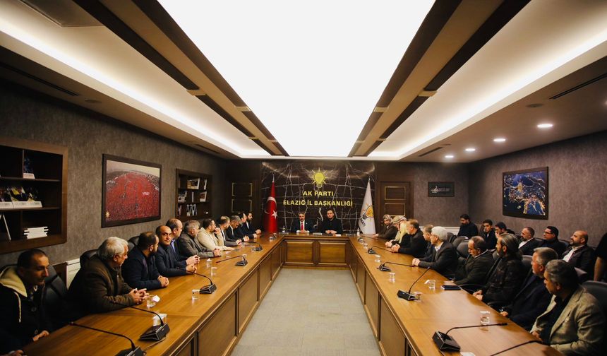 AK Parti Elazığ Teşkilatı Gelecek Dönemi Masaya Yatırdı