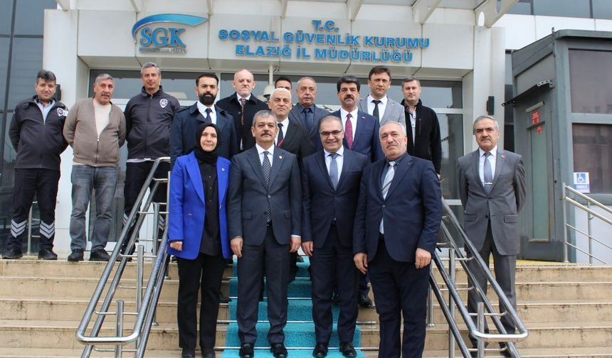 Keleş’ten SGK İl Müdürü Palaoğlu’na Ziyaret