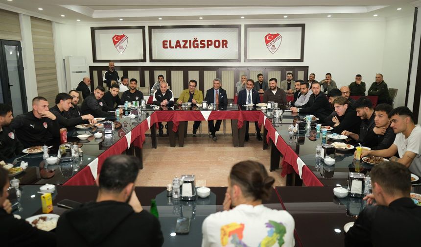 Milletvekili Erol, Elazığspor’un Yanında