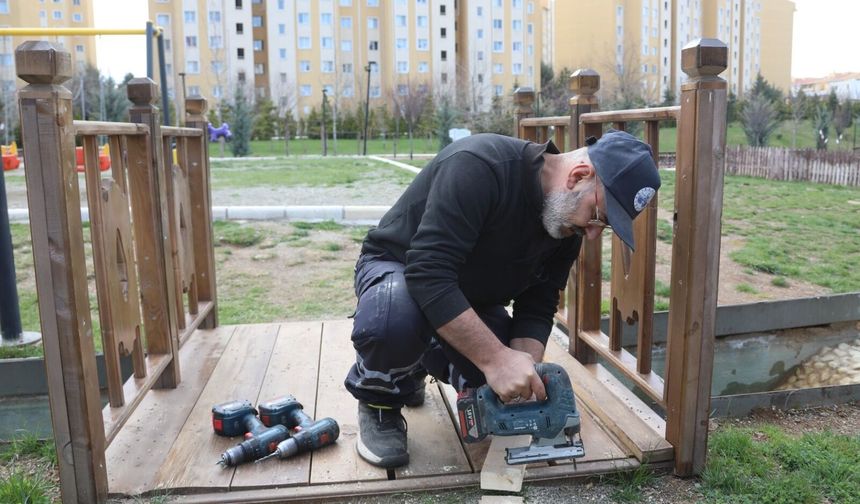 Elazığ Belediyesi Kent Köy Yaşam Alanı’nı Bahara Hazırladı
