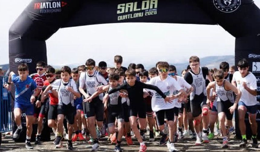 Elazığlı Sporcular Salda Duatlonu’nda Zirveye Koştu