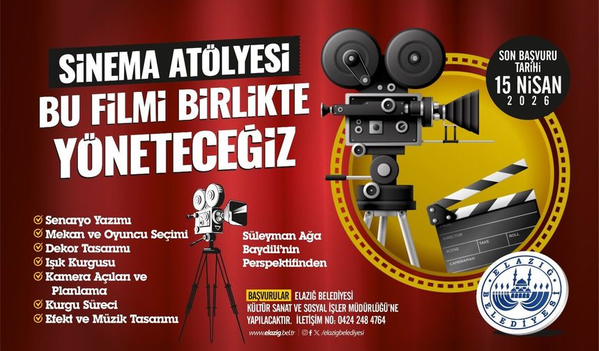Sinema Atölyesi’ne Başvurular Devam Ediyor