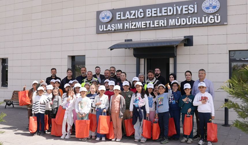 Elazığ Belediyesi Ulaşım Hizmetleri Müdürlüğü, Minikleri Ağırladı