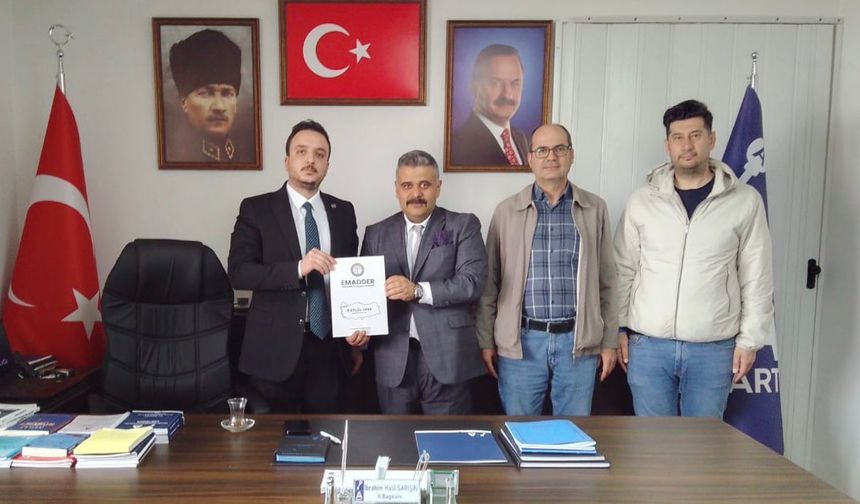 EMADDER’den Anahtar Parti Elazığ İl Başkanlığı’na Ziyaret