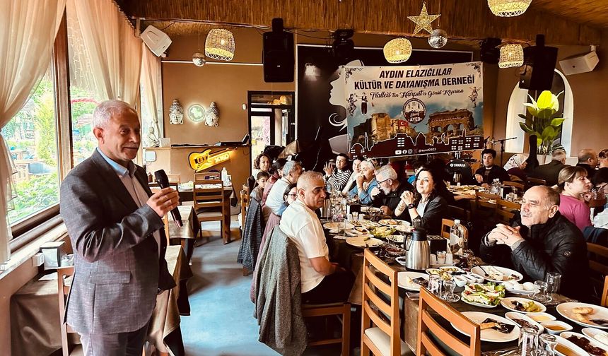 Aydın’da Elazığlılar Aynı Sofrada Buluştu
