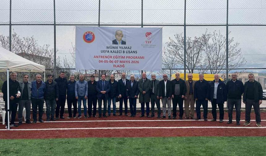 Elazığ'da UEFA Kaleci B Antrenör Eğitim Programı Başladı