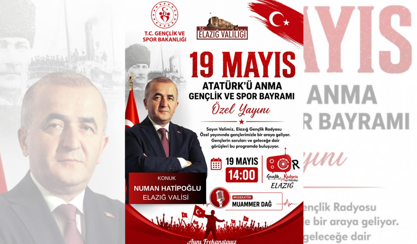 Vali Hatipoğlu 19 Mayıs’ta Gençlerle Buluşacak