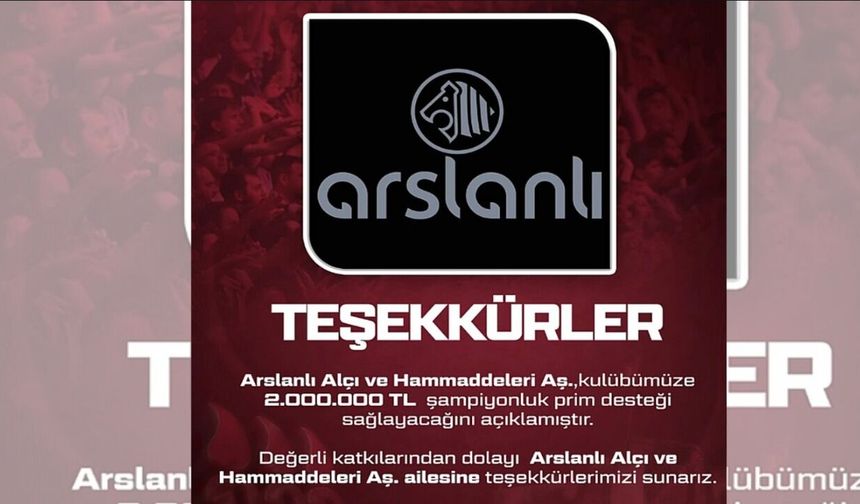 Elazığspor’a Şampiyonluk Yolunda 2 Milyon TL’lik Destek