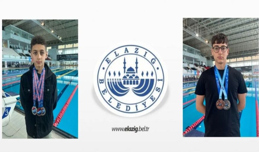 Elazığ Belediyespor Sporcuları, Paletli Yüzmede Önemli Dereceler Elde Etti