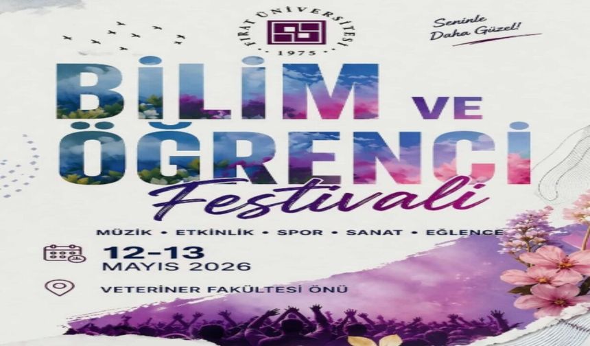 Fırat Üniversitesi’nde Bilim ve Festival Coşkusu Yaşanacak