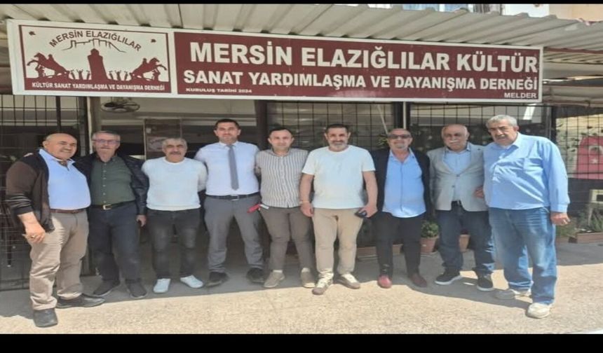 Mersin’de Elazığ Kültürünü Yaşatacak Yeni Dernek Kuruldu
