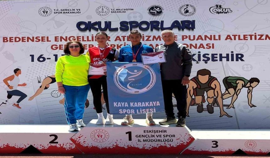 Elazığlı Atletlerden Türkiye Şampiyonasında Büyük Başarı