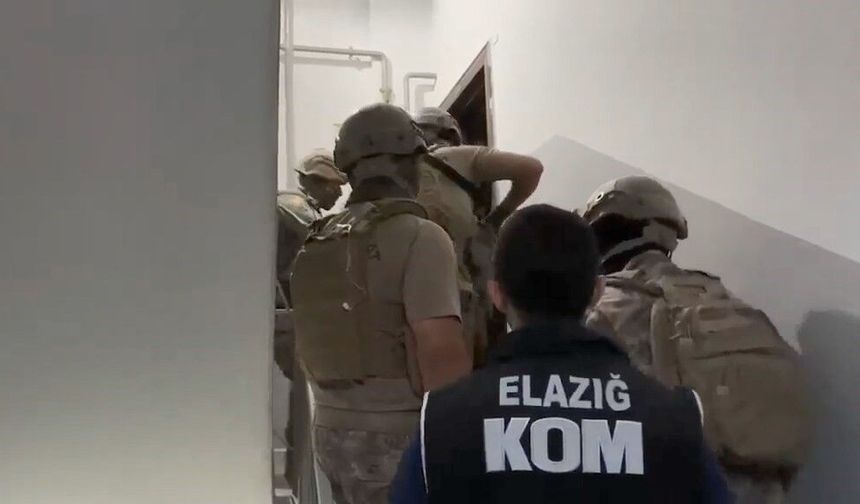 Elazığ Merkezli 4 İlde Suç Örgütüne Eş Zamanlı Operasyon: 29 Şüpheli Gözaltında