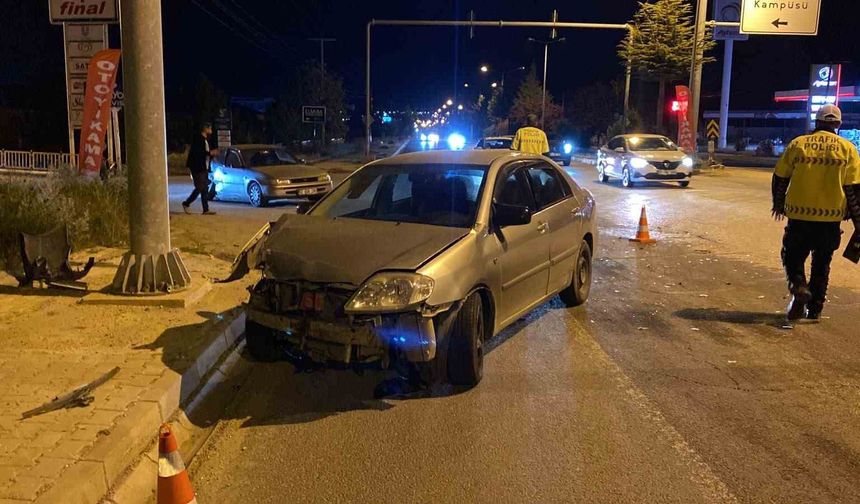 Elazığ'da trafik kazası: 1 yaralı